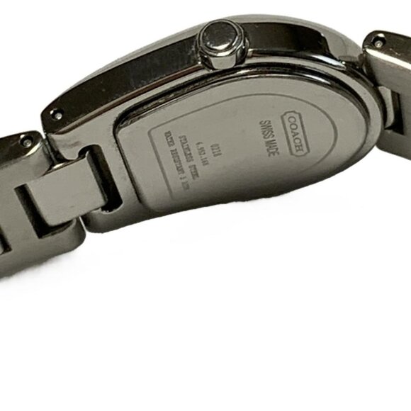 Auth COACH - 0218 6******** Silver Women's Wrist Watch - Picture 4 of 5